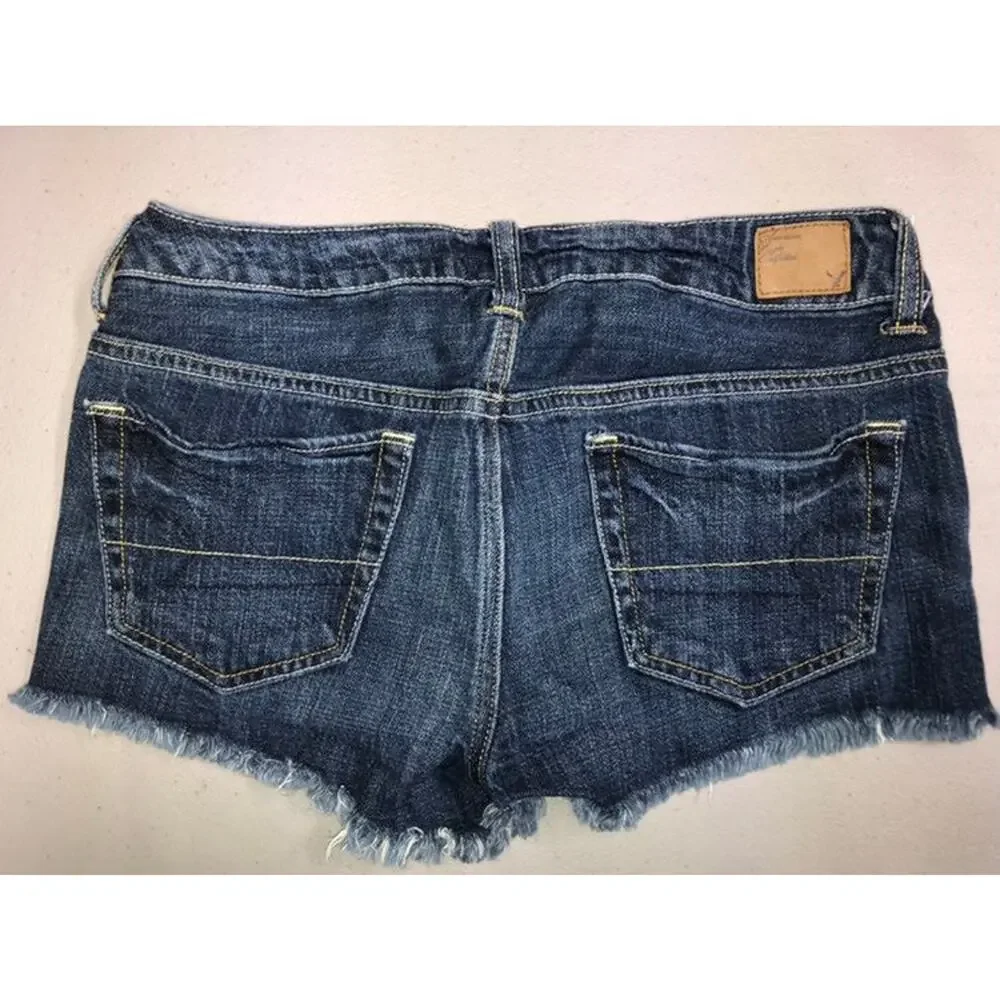 American Eagle Stretch Jean Shorts Womens 2